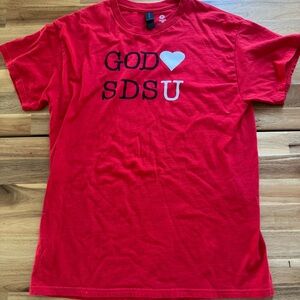 Gildan Red Heavy Cotton T-Shirt